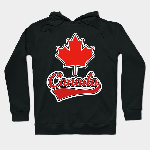 Canada travel logo Hoodie by nickemporium1